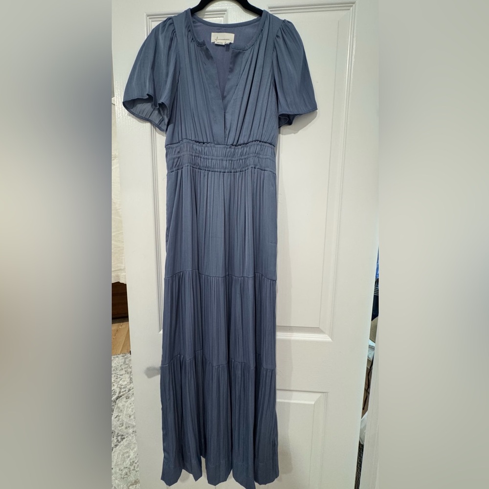 Anthropologie Somerset Satin Maxi Dress - Picture 3 of 4